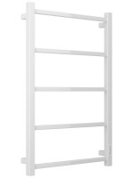 Полотенцесушитель электрический Стилье Формат 26 12526-8050 80x55 см, подключение справа, скрытое подключение справа, глянцевый белый, лесенка