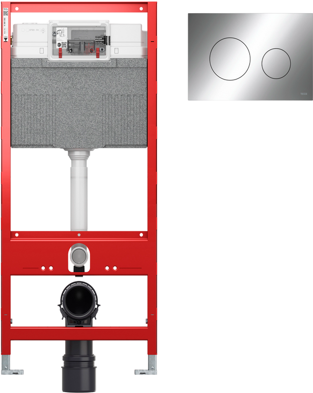 Система инсталляции для унитазов TECE Profil TECEprofil Uni 2.0 9300302 с кнопкой смыва TECE Loop 2.0 9240921