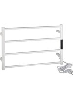 Полотенцесушитель электрический Bemeta 704151084 35x55 см, подключение справа, матовый белый, лесенка