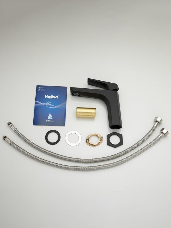 Смеситель для раковины Haiba HB10726-7 черный