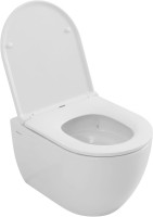 Унитаз подвесной Allen Brau Priority 49х36 см, безободковый, белый глянец