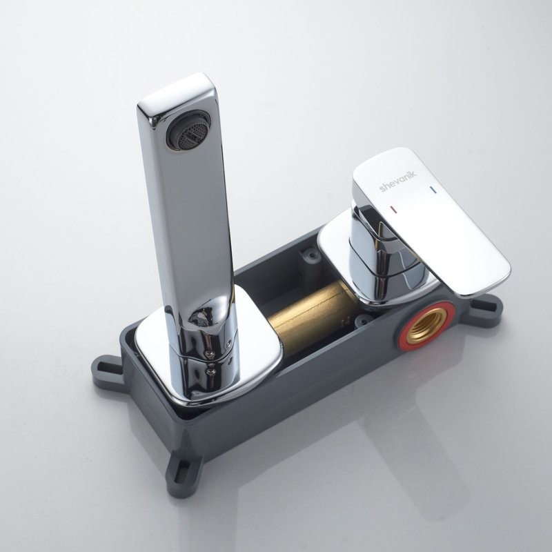 Смеситель для раковины/умывальника встраиваемый Shevanik S9941, хром