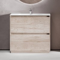 Тумба под раковину Sancos Libra Floor 90 дуб галифакс натуральный