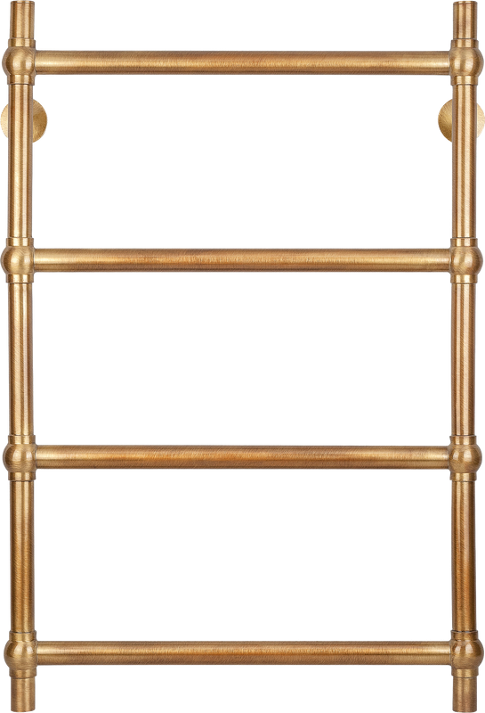 Полотенцесушитель водяной Secado Флоренция 1 85x55 см, бронза, лесенка, латунь