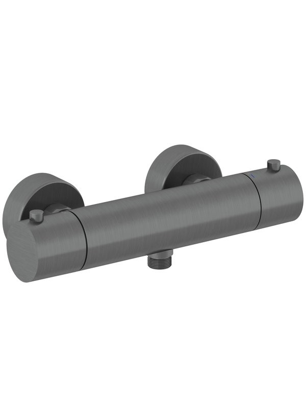 Термостатический смеситель Kludi Objekta 35200N238 для душа, оружейная сталь PVD
