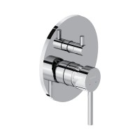 Встраиваемый смеситель для душа и ванны Damixa Scandinavian Pure 367100000 С ВНУТРЕННЕЙ ЧАСТЬЮ, хром