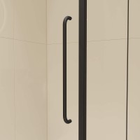 Душевой уголок RGW Classic CL-046-B 120х90x185, профиль матовый черный, стекло прозрачное