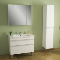 Тумба с раковиной Dreja Grace Plus 70 подвесная, белый глянец