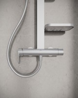 Душевая стойка Ideal Standard Alu+ BD584SI silver