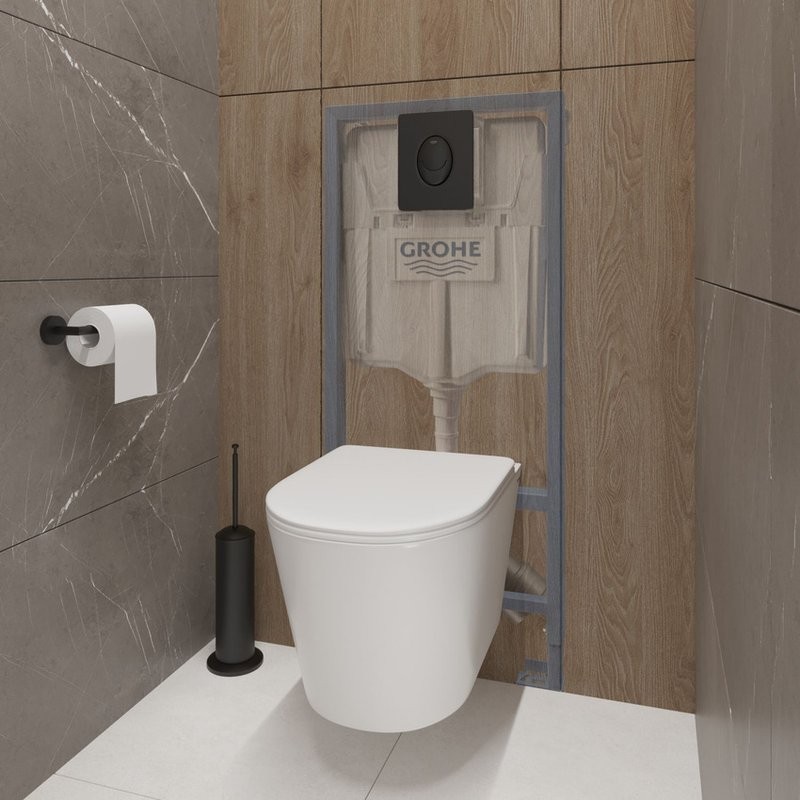 Система инсталляции для унитазов Grohe Rapid SL 1000044 3 в 1 с панелью смыва