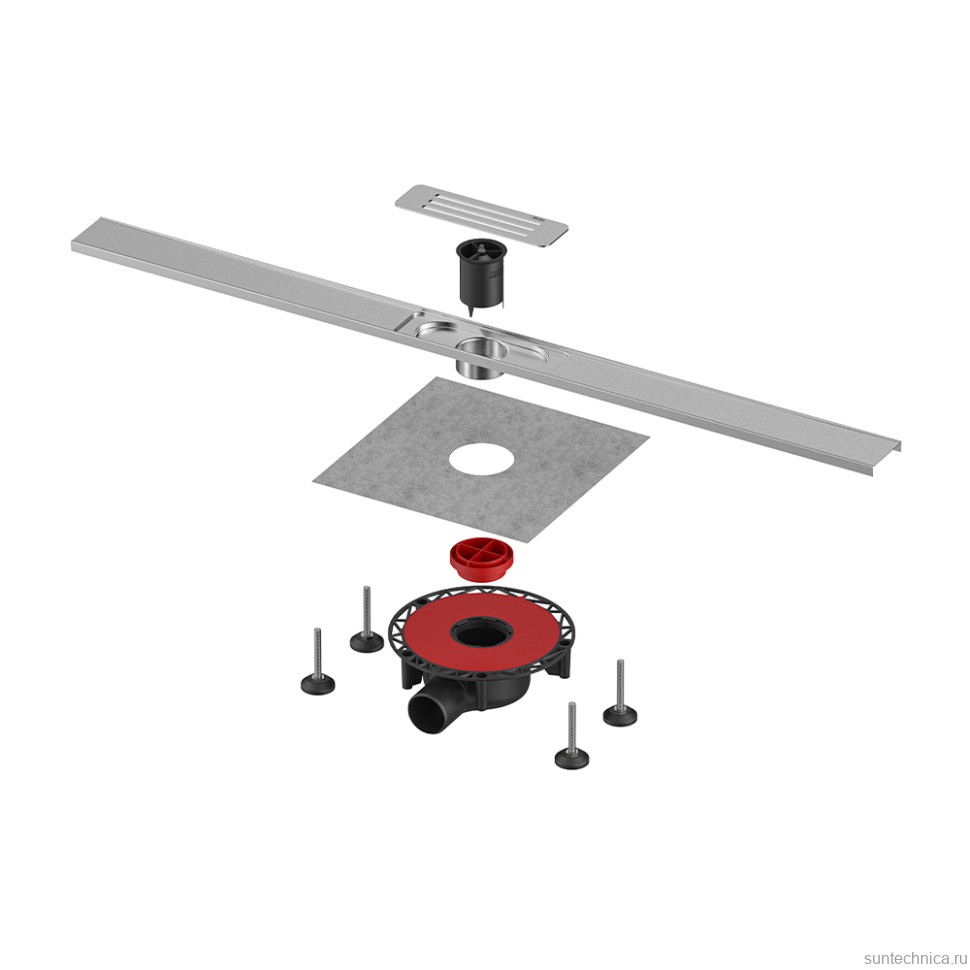 Подрезной дренажный канал TECE TECElineo  15301100