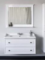 Мебель для ванной комнаты Comforty Феррара 100 подвесная, белый глянец