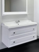 Мебель для ванной комнаты Comforty Феррара 100 подвесная, белый глянец