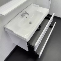 Мебель для ванной комнаты Comforty Феррара 100 подвесная, белый глянец