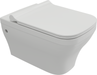 Унитаз подвесной BOCCHI Firenze 1304-001-0129 безободковый, сиденье A0334 с микролифтом