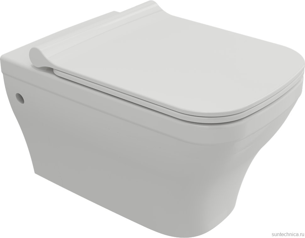 Унитаз подвесной BOCCHI Firenze 1304-001-0129 безободковый, сиденье A0334 с микролифтом