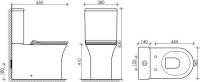 Унитаз-компакт напольный Ceramicanova Star CN1904 Унитаз-компакт напольный Ceramicanova Star CN1904