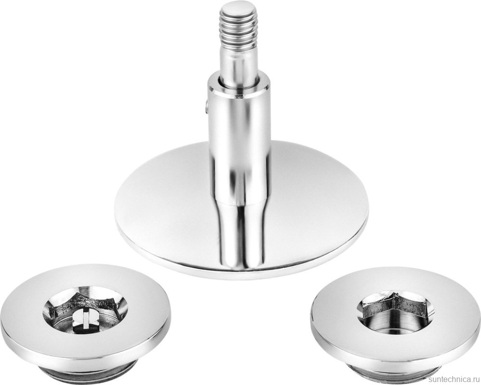 Полотенцесушитель водяной Secado Риволи СП 100x55 см, глянцевый хром, лесенка, с полкой