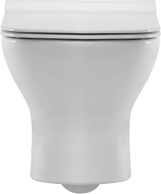 Унитаз подвесной Agger AT02100 безободковый, с микролифтом