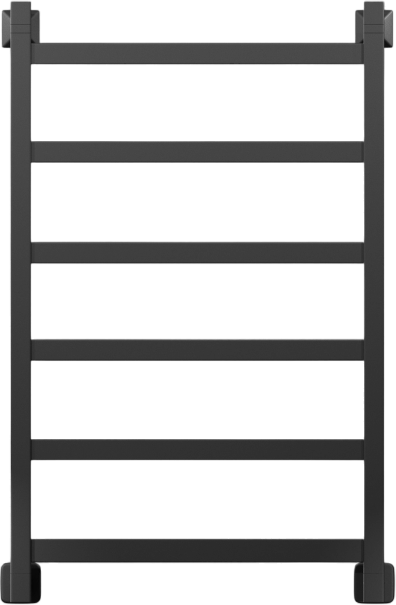 Полотенцесушитель водяной Двин J Plaza К8 80x50 матовый черный