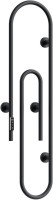 Полотенцесушитель электрический Bauedge Wall Clip AF0014 30x120, темно-серый металлик
