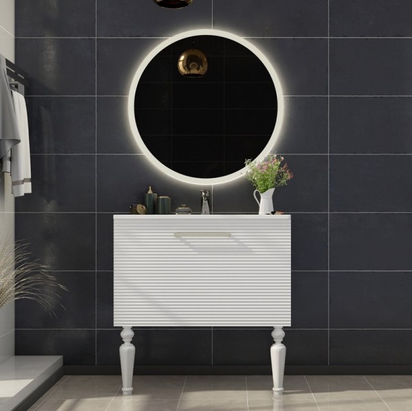 Мебель для ванной комнаты Sanvit Эмми 3Д 80 белая