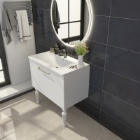 Мебель для ванной комнаты Sanvit Эмми 3Д 80 белая