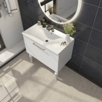 Мебель для ванной комнаты Sanvit Эмми 3Д 80 белая