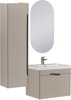 Мебель для ванной комнаты Velvex Krona 60 серый камень