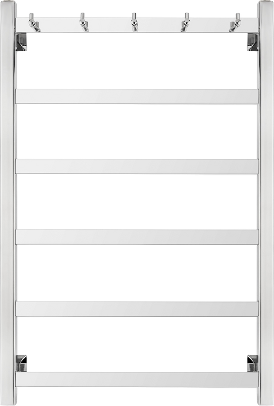 Полотенцесушитель электрический Secado Корсико 1 К R 85x55 см, подключение справа, хром, лесенка