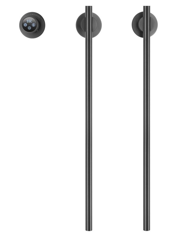 Полотенцесушитель электрический Wonzon & Woghand WW-A362-GM С ВНУТРЕННЕЙ ЧАСТЬЮ, темный графит