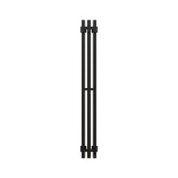 Полотенцесушитель электрический Grota Corsa K N RAL9005 EL 13х120, с крючками, матовый черный