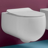 Унитаз подвесной Kerasan Flo 311130 безободковый, белый матовый