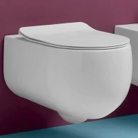 Унитаз подвесной Kerasan Flo 311130 безободковый, белый матовый