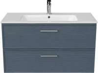 Мебель для ванной комнаты KERAMA MARAZZI Piano Classic 95 подвесная, ясень синий матовый
