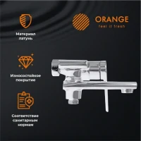 Смеситель для ванны с душем Orange Splito Splito M36-100cr Смеситель для ванны с душем Orange Splito Splito M36-100cr