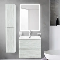 Мебель для ванной комнаты BelBagno Albano 70 подвесная, rovere vintage bianco