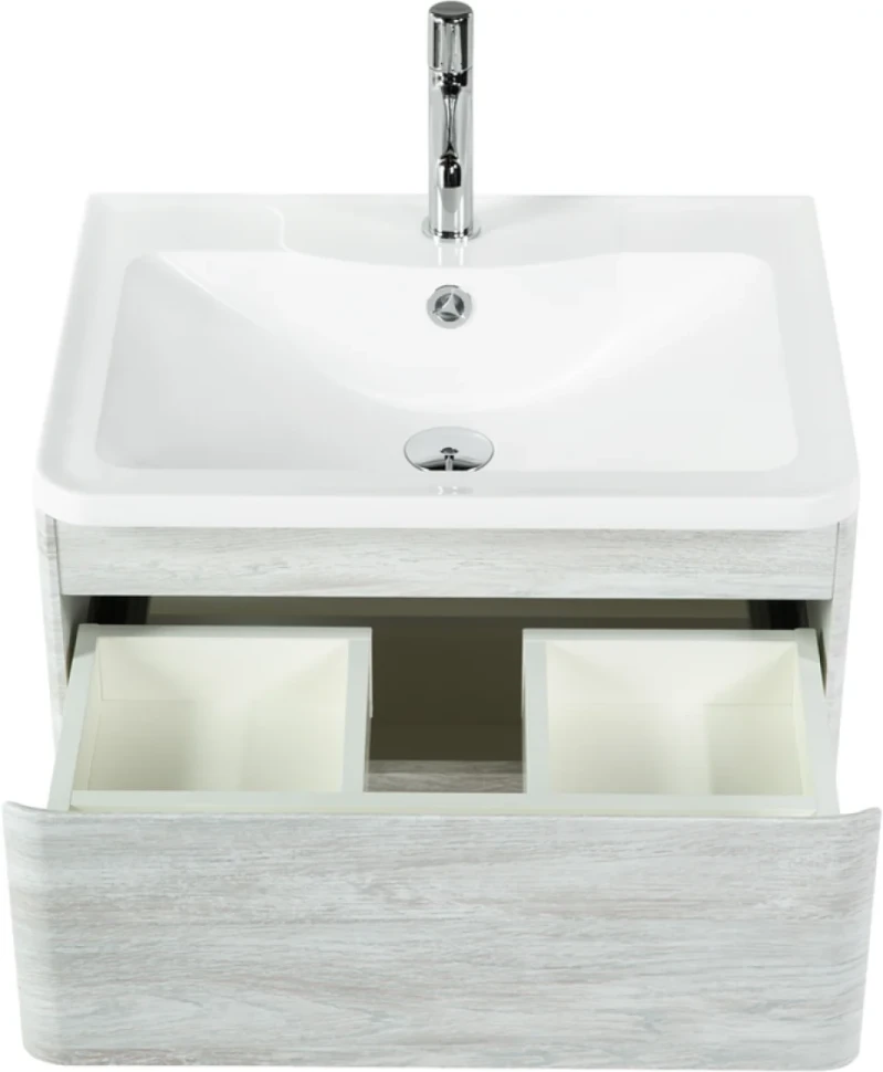 Мебель для ванной комнаты BelBagno Albano 70 подвесная, rovere vintage bianco