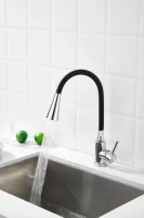 Смеситель для кухни BELZ B809 B74809 с гибким изливом, хром Смеситель для кухни BELZ B809 B74809 с гибким изливом, хром