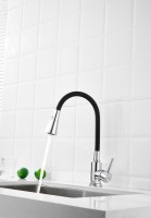 Смеситель для кухни BELZ B809 B74809 с гибким изливом, хром Смеситель для кухни BELZ B809 B74809 с гибким изливом, хром