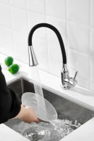 Смеситель для кухни BELZ B809 B74809 с гибким изливом, хром Смеситель для кухни BELZ B809 B74809 с гибким изливом, хром