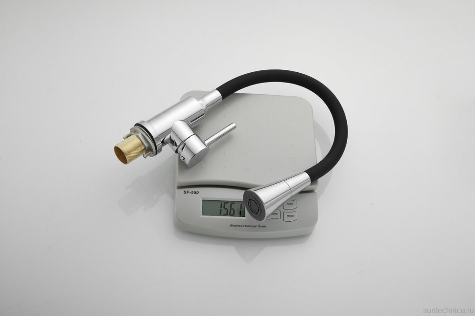 Смеситель для кухни BELZ B809 B74809 с гибким изливом, хром