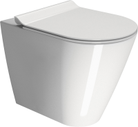 Унитаз приставной напольный GSI Kube X 941011 безободковая, с микролифтом