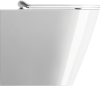 Унитаз приставной напольный GSI Kube X 941011 безободковая, с микролифтом