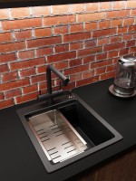 Мойка кухонная Emar Quartz EMQ-1420.Q Морион Мойка кухонная Emar Quartz EMQ-1420.Q Морион