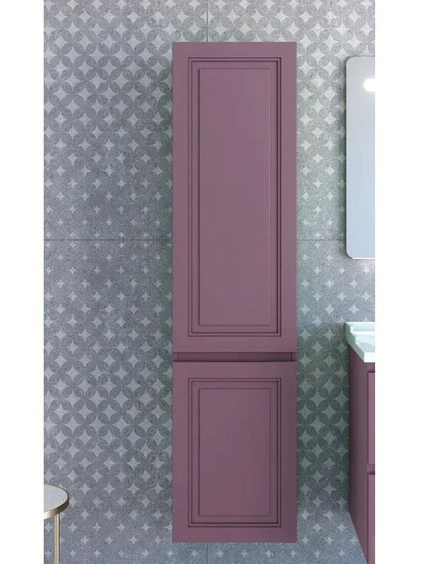 Шкаф-пенал для ванной Caprigo Wales Смальти 40 R лиловый