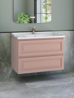 Тумба с раковиной Caprigo Wales 90 пудра