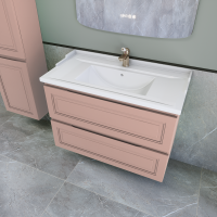 Тумба с раковиной Caprigo Wales 90 пудра