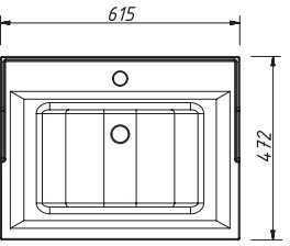 Мебель для ванной комнаты Caprigo Albion Concept 60 стилл