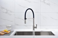 Смеситель для кухни Paulmark Halt Ha214021-BS с гибким изливом, брашированная сталь